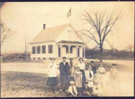 Historic picture of schoolhouse